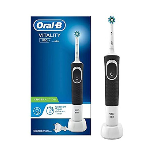 ORAL-B Vitality 100 cross action čierna elektrická zubná kefka 1 ks