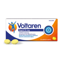VOLTAREN Rapid 25 mg pre rýchlu uľavu od bolesti 20 kapsúl